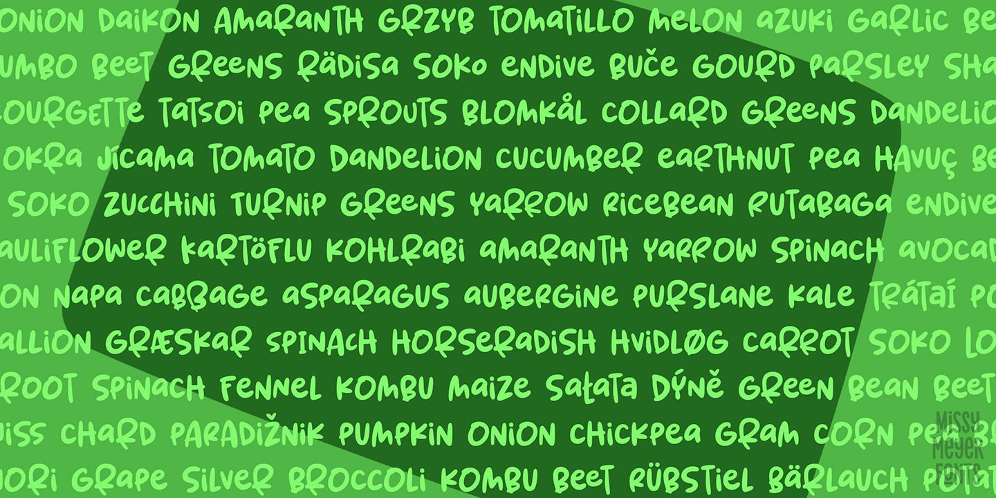 Example font Spring Herbs #2